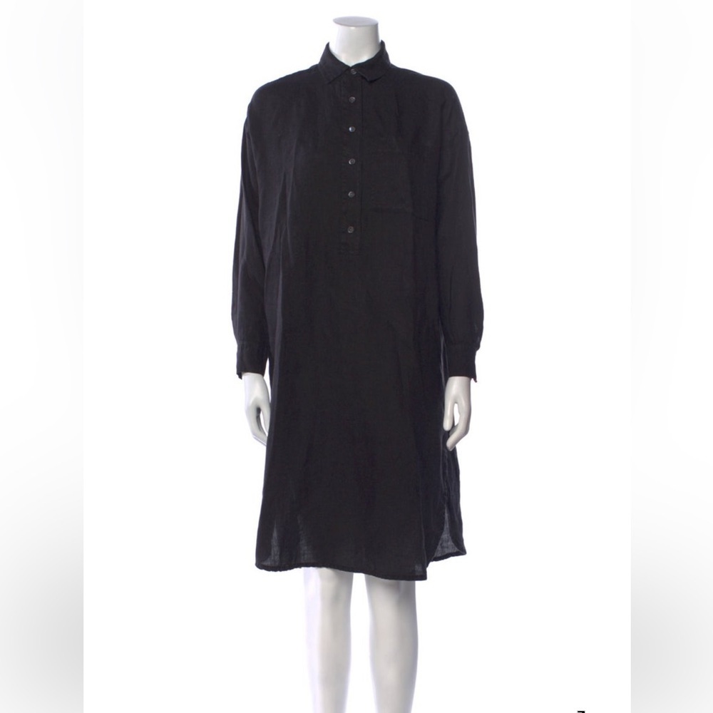 James Perse Black Midi Dress - Picture 3 of 13